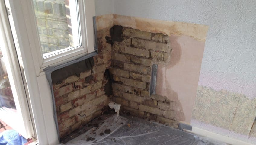 Treating damp in old Fulham